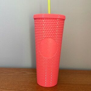 NWT *2022* Starbucks Grapefruit Studded Tumbler